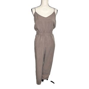 THREAD + SUPPLY Gray, Brown Jumpsuit. Size Medium.